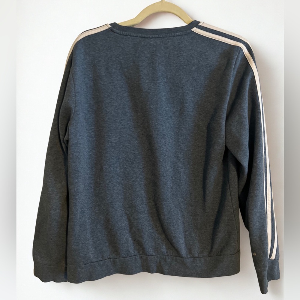 Adidas Essential 3-Stripe Crewneck Sweater ✨Matching Bottoms Posted Separately✨ - Picture 2 of 5